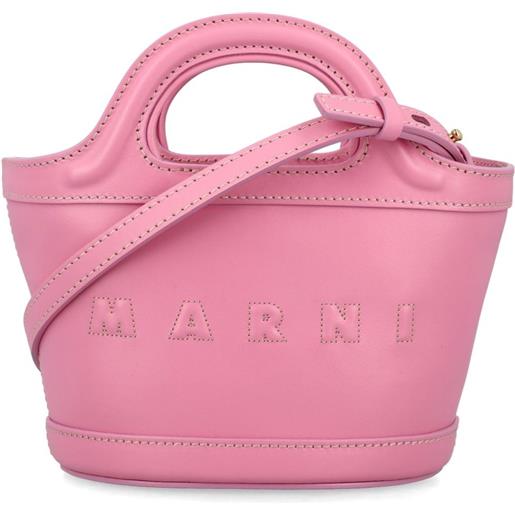 Marni Kids marsupio con logo goffrato - rosa