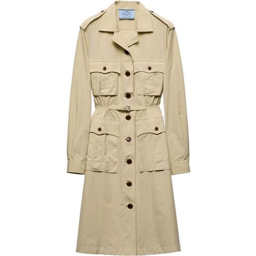 Prada abito midi - toni neutri