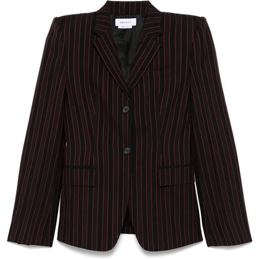Alexander McQueen blazer gessato - nero