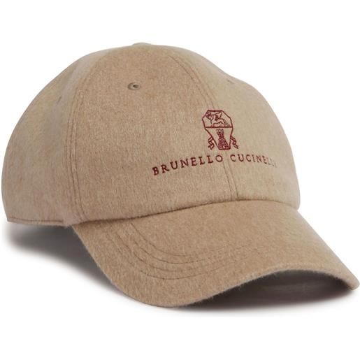 Brunello Cucinelli cappello con logo - toni neutri