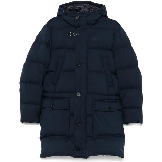 Fay parka con cappuccio - blu