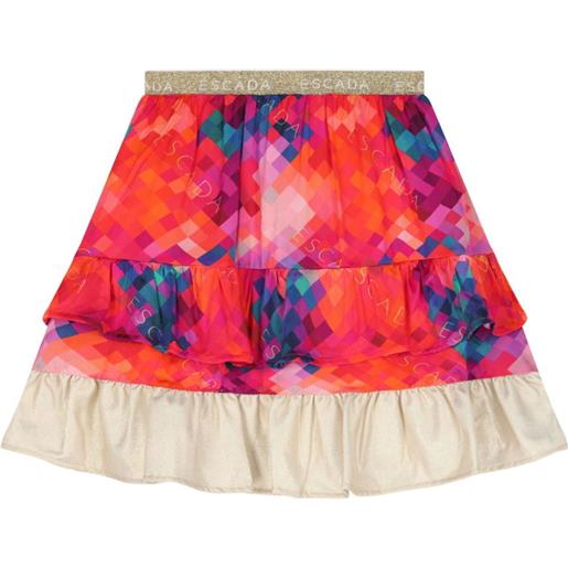 Escada Kids gonna con logo - rosso