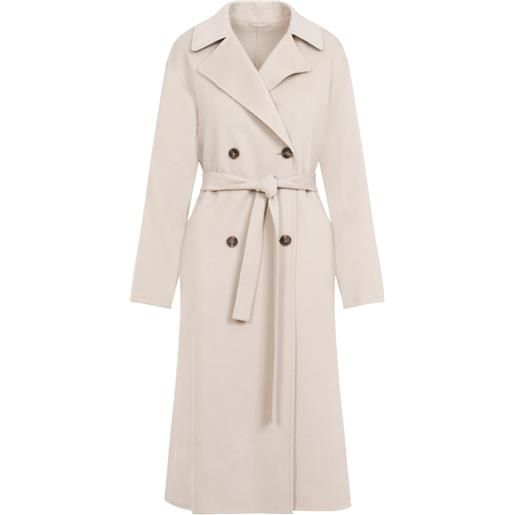 Yves Salomon cappotto doppiopetto - toni neutri