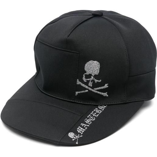 Mastermind Japan cappello da baseball con stampa - nero