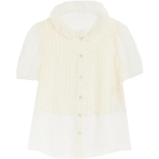 Valentino Garavani blusa in chiffon - bianco