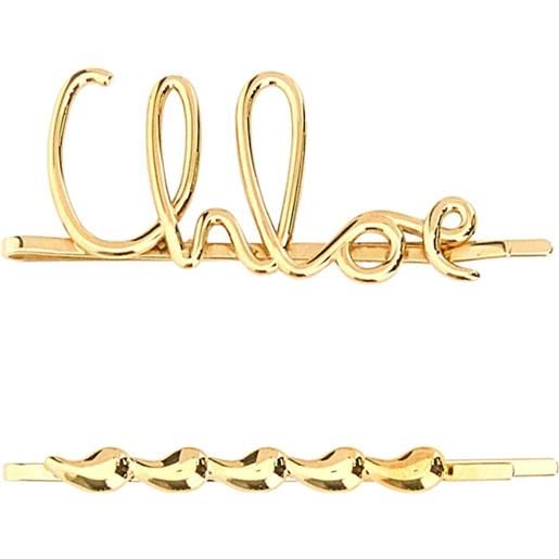 Chloé fermacapelli iconic - oro