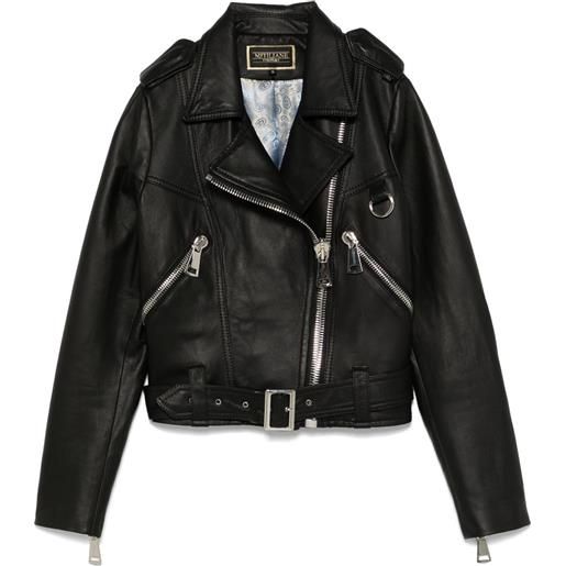 MITILIANE COUTURE giacca biker - nero