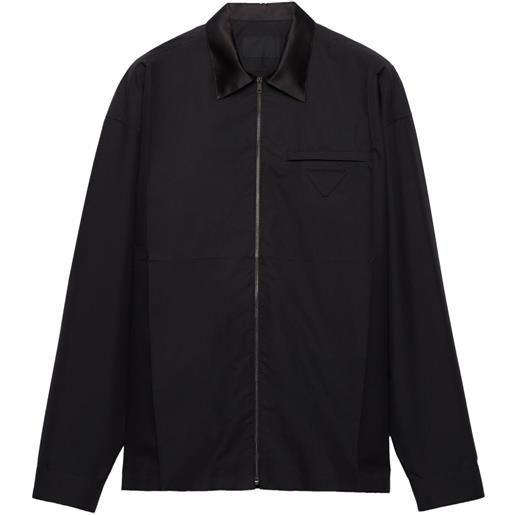 Prada camicia in cotone - nero