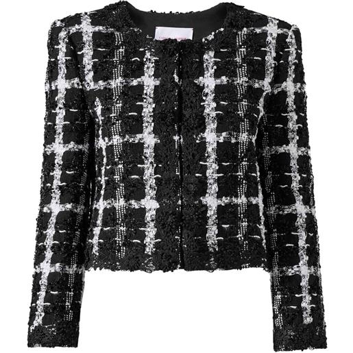 Carolina Herrera giacca senza colletto - nero