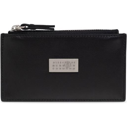 MM6 Maison Margiela portafoglio con applicazione - nero