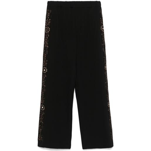 Wales Bonner pantaloni cairo - nero