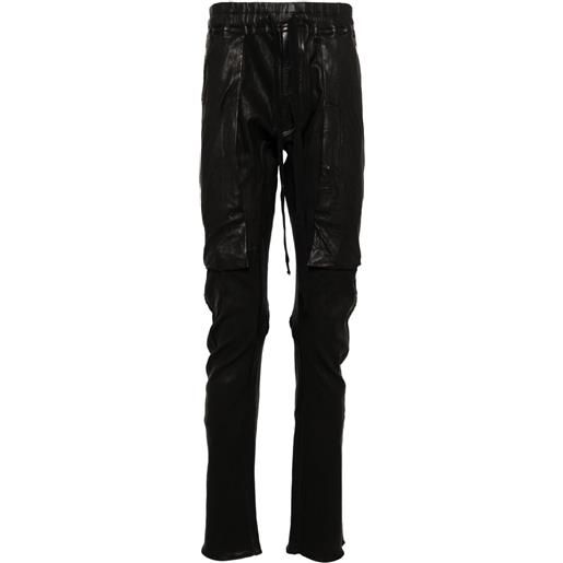 Isaac Sellam Experience pantaloni in pelle - nero