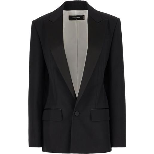 DSQUARED2 blazer pesante - nero