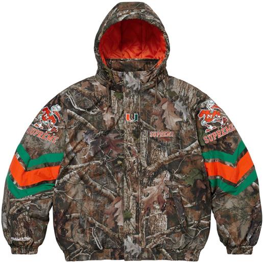 Supreme bomber ncaa stadium x mitchell & ness - verde