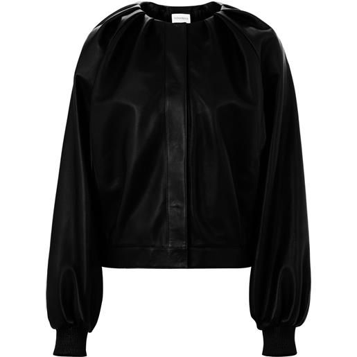Nina Ricci bomber in pelle - nero