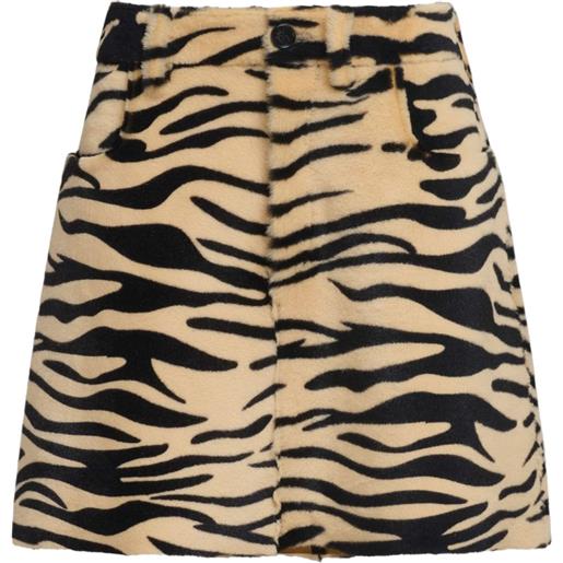 Marni minigonna con stampa - toni neutri