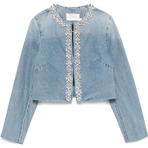 ZIMMERMANN giacca crush - blu