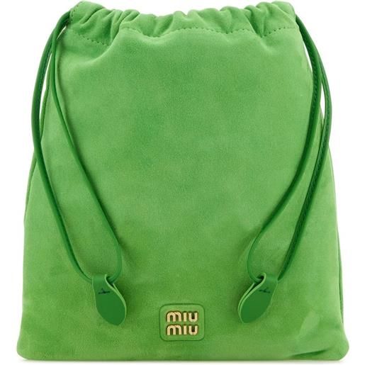 Miu Miu borsa a spalla - verde