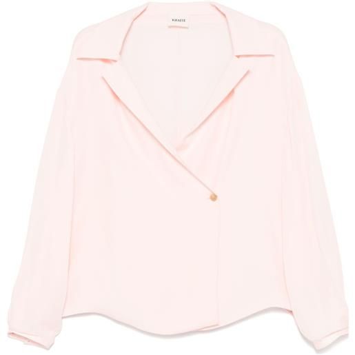 KHAITE blusa ashton - rosa
