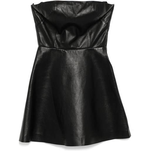 Ermanno Scervino abito midi con design a bustier - nero