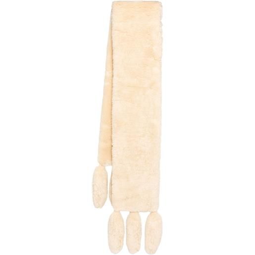 Conner Ives stola in finta pelliccia - toni neutri