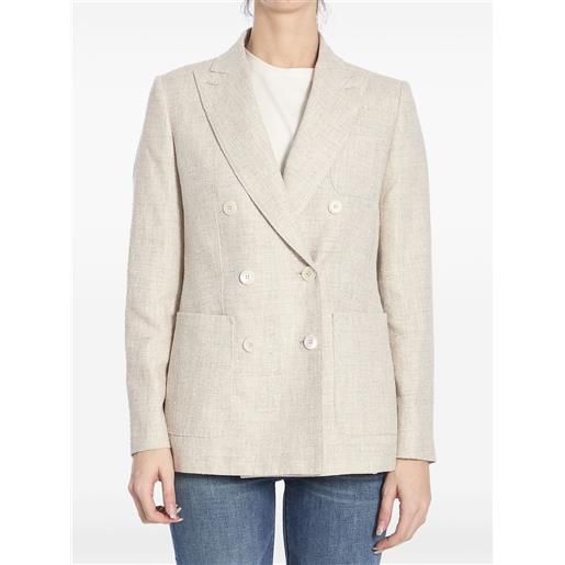 Max Mara giacca doppiopetto - toni neutri