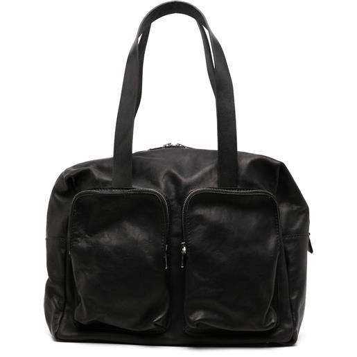 Guidi borsa a spalla con tasche cargo - nero