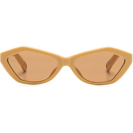 Jacquemus occhiali da sole bambino - giallo