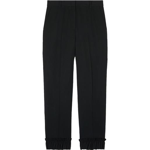 Ports 1961 pantaloni con ruches - nero