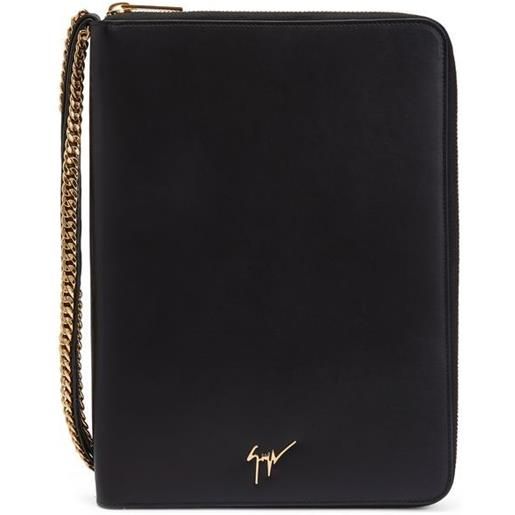 Giuseppe Zanotti cover per tablet aymeric con catena - nero