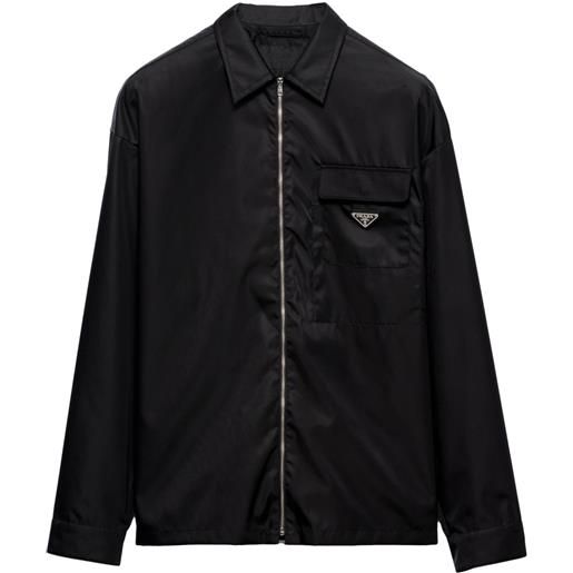 Prada camicia re-nylon - nero