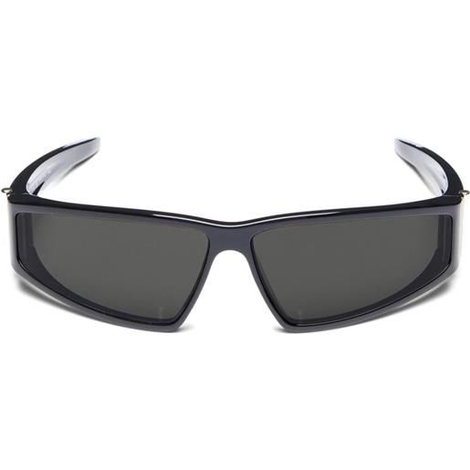 Alexander McQueen Eyewear occhiali da sole wrap - nero