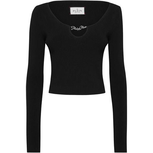 Philipp Plein top corto - nero