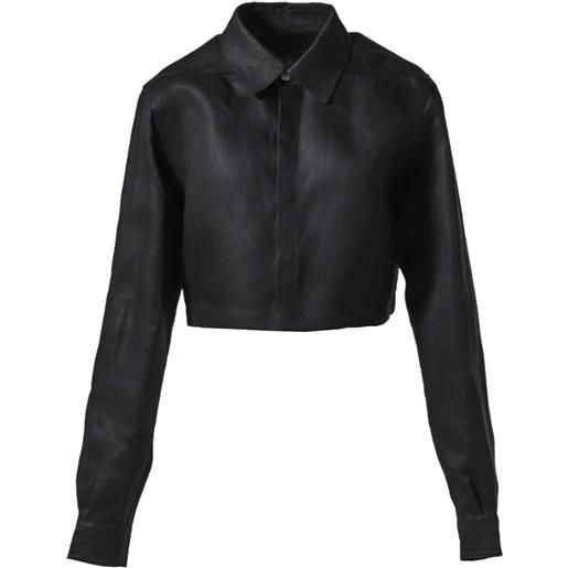 Rick Owens giacca crop - nero