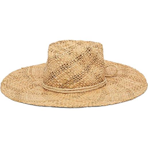 Ruslan Baginskiy cappello in paglia - toni neutri