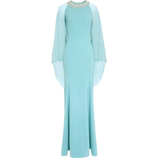 Jenny Packham abito lungo charma - blu