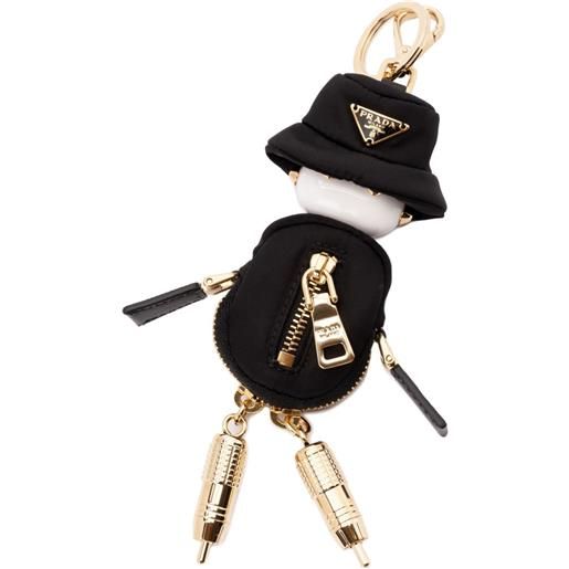 Prada portachiavi soft robot - nero