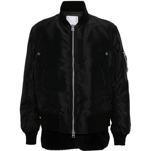 sacai bomber - nero