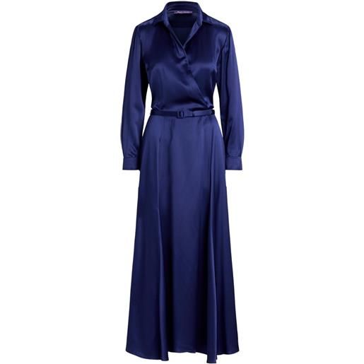 Ralph Lauren Collection abito in seta - blu
