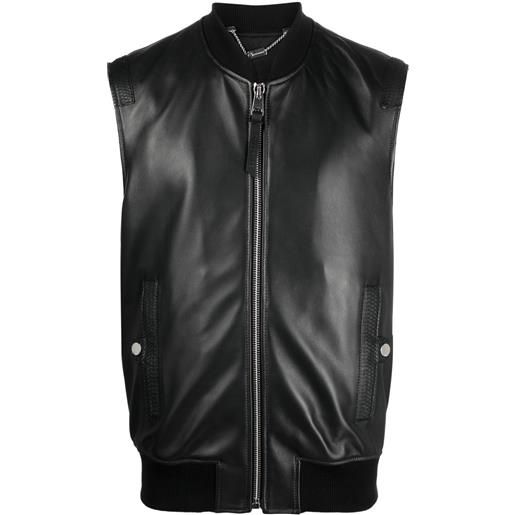 Billionaire canotta con ricamo - nero