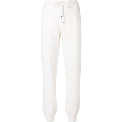 Barrie joggers in cashmere - bianco