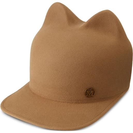 Maison Michel cappello da baseball jamie - marrone