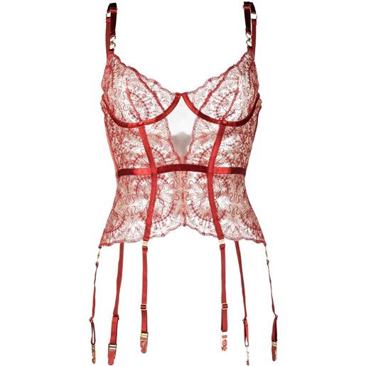 Bordelle reggiseno cymatic basque - rosso