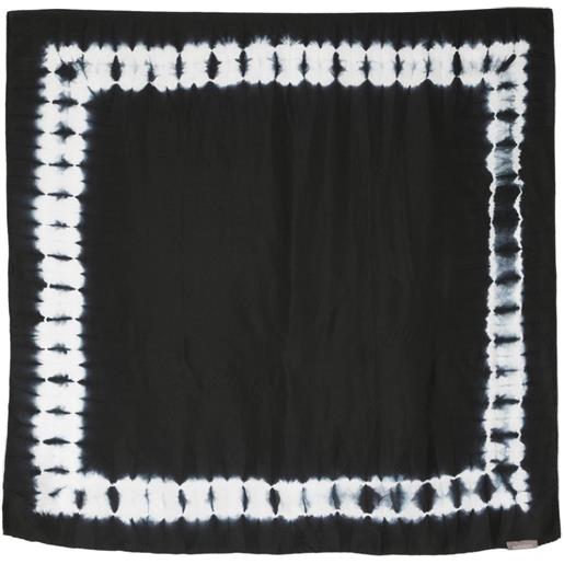 Suzusan foulard con stampa - nero