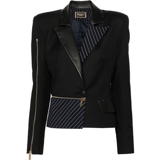 MITILIANE COUTURE blazer con inserti - nero