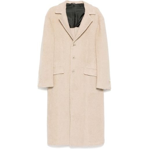 Kiton cappotto monopetto - toni neutri
