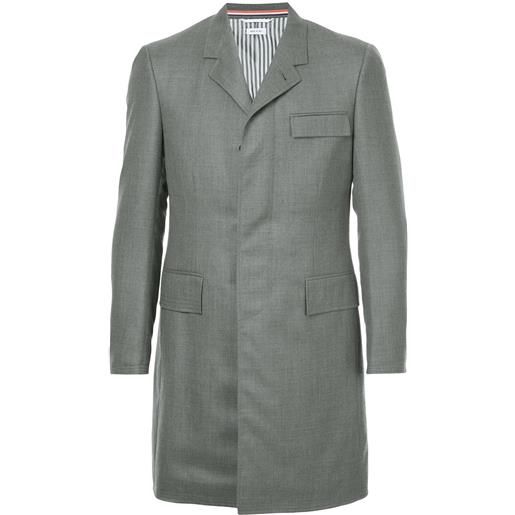 Thom Browne soprabito super 120s chesterfield - grigio