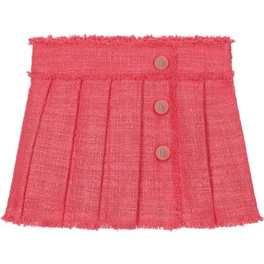 Dolce & Gabbana Kids minigonna plissettata - rosa