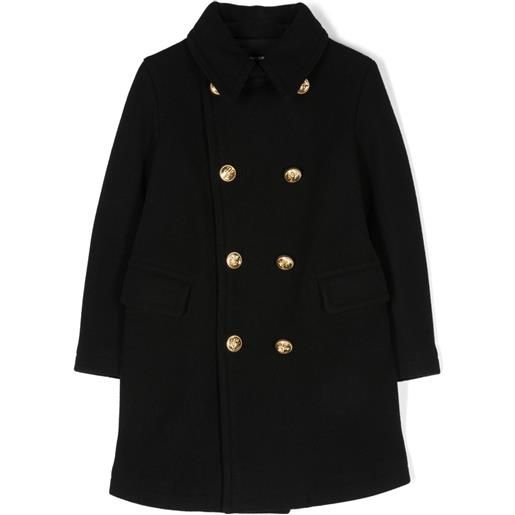 DSQUARED2 KIDS cappotto doppiopetto - nero