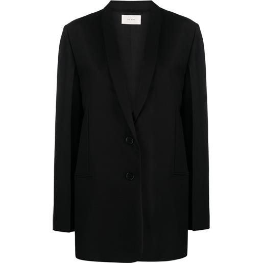 The Row blazer cowal con dettaglio cut-out - nero